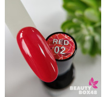 Гель-лак BeautyBox48 Red №02 10мл