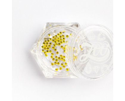 Стразы стеклянные SS3 100шт. арт. 1102 (Citrine)
