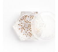 Стразы стеклянные SS3 100шт. арт. 1114 (Champagne)