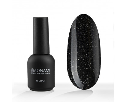 Гель-лак Monami Millenium Black, 8гр (светоотражающий)