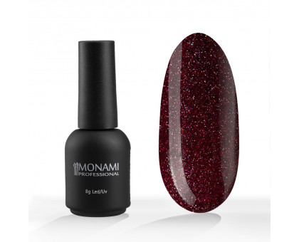 Гель-лак Monami Millenium Red, 8гр (светоотражающий)